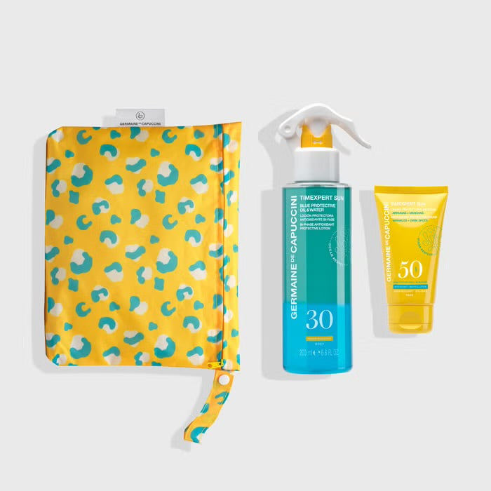 Summer Code Blue Protective Oil &amp; Water + Anti-Ageing Protective Cream SPF50 Face